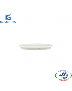 KG 36W Slim Dimmable Tri-colour LED Oyster Light-430 x H60 mm
