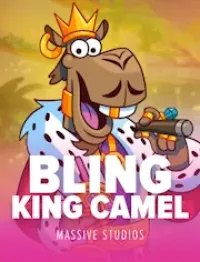 bling king camel slot logo
